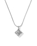 DIRA PEARL SHORT PENDANT NECKLACE SILVER FRESHWATER CULTURED PEARL