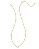 CAILIN CRYSTAL PENDANT NECKLACE GOLD CHAMPAGNE OPAL CRYSTAL