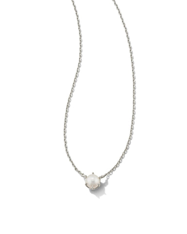 ASHTON PEARL PENDANT RHODIUM WHITE PEARL