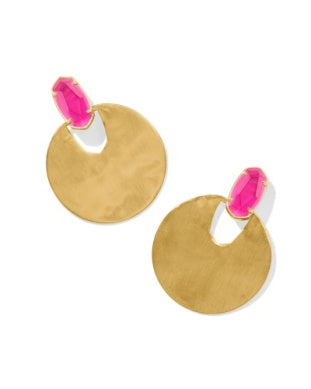DEENA EARRING GOLD AZALEA ILLUSION