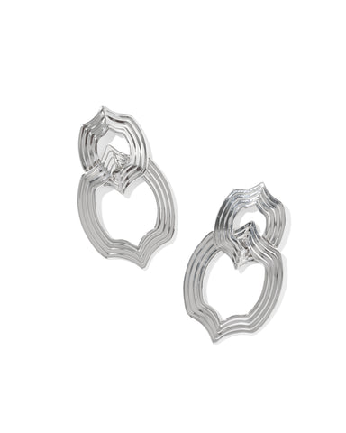NOVA STATEMENT EARRINGS SILVER