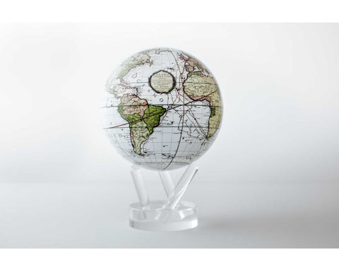 CASINI TERRESTRIAL (WHITE) GLOBE