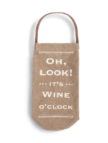 Wine O'Clock - Wine Bottle Bag