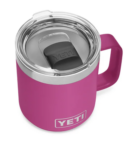 YETI® Prickly Pear Pink Rambler 10 oz Stackable Mug with MagSlider Lid