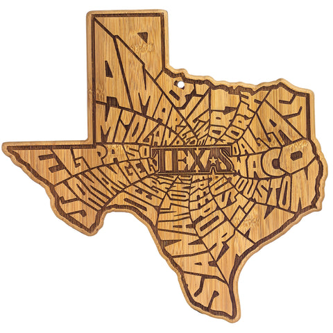 A Spin around TEXAS- Totally Bamboo Serving & Cutting Board