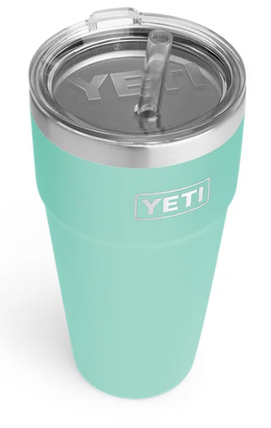 YETI® Seafoam Rambler 26 oz Stackable Cup with Straw Lid