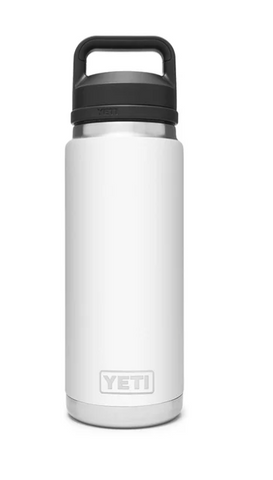 YETI® White Rambler 26 oz Bottle with Chug Cap