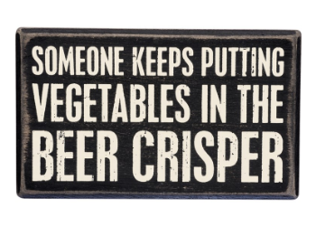 Beer Crisper - Box Sign
