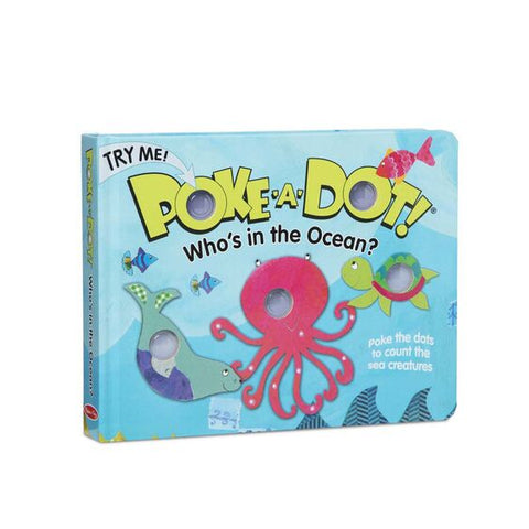 Poke A Dot: Who's in the Ocean Board Book