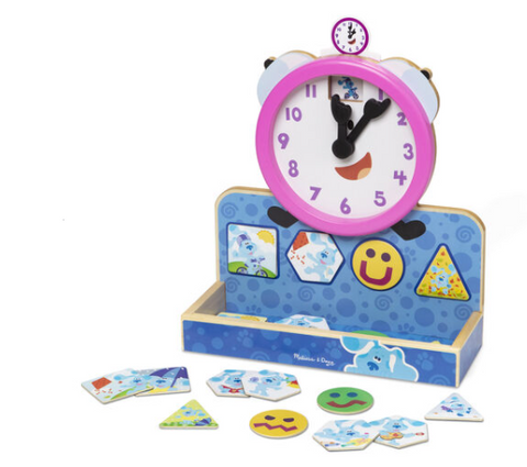 Blues Clues & You! Wooden Tickety Tock Magnetic Clock