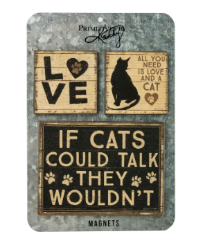 All You Need is Love and a Cat - Memo Holder Set