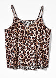Charlie Paige Ladies Camisole in Leopard