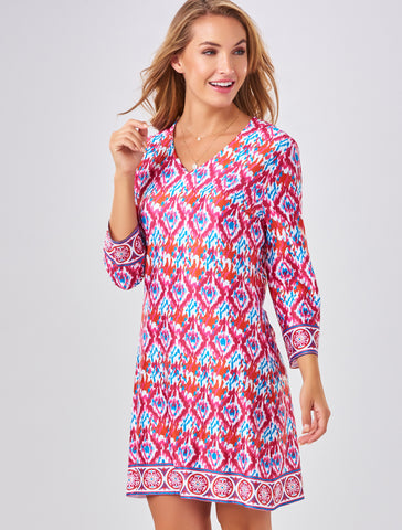 Charlie Paige Abstract Tunic Dress