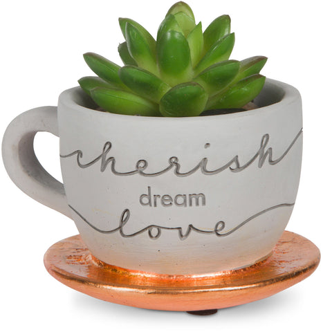 Cherish, Dream, Love Planter