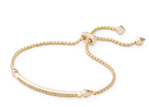 Kendra Scott Ott Adjustable Chain Bracelet in Gold