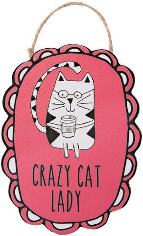 Crazy Cat Lady - 4" Ornament with Magnet