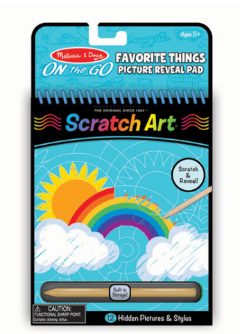 On the Go Scratch Art: Hidden Picture Pad - Favorite Things