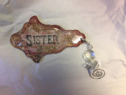 Sister - Vintage Relationship Ornament