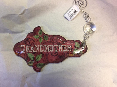 Grandmother - Vintage Relationship Ornament
