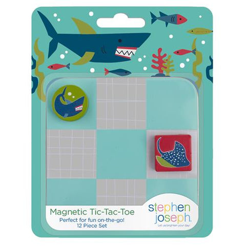 Shark Magnetic Tic Tac Toe Set