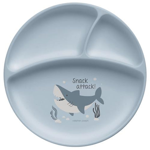 Suction Cup Silicone Plate - Shark