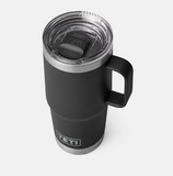 YETI® Black Rambler 20 oz. Travel Mug with StrongHold Lid