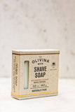 Olivina Classic Shave Soap-Bourbon Cedar