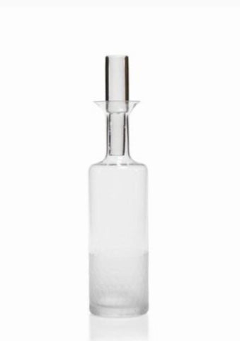 Fez Cut Frosted Glass Decanter