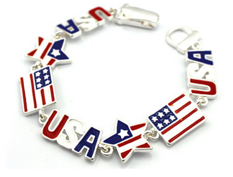 USA Charm Bracelet